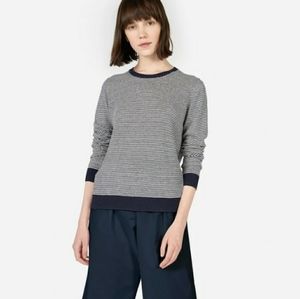Everlane linen crew neck sweater, small